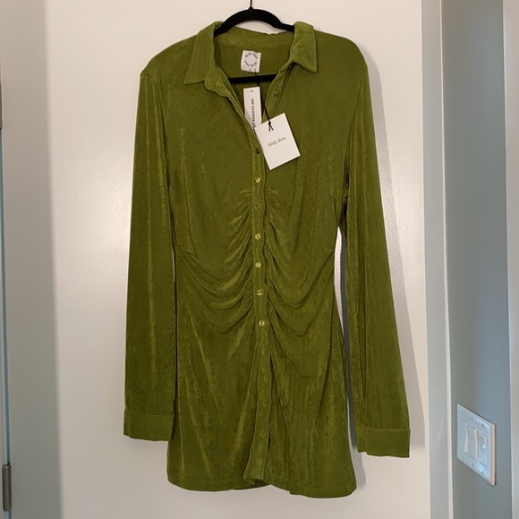 NWT BESTSELLER withjean Andy Dress in Forest! SzXL - Picture 3 of 6